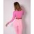 Black Bird Pink Pop Wrap Top