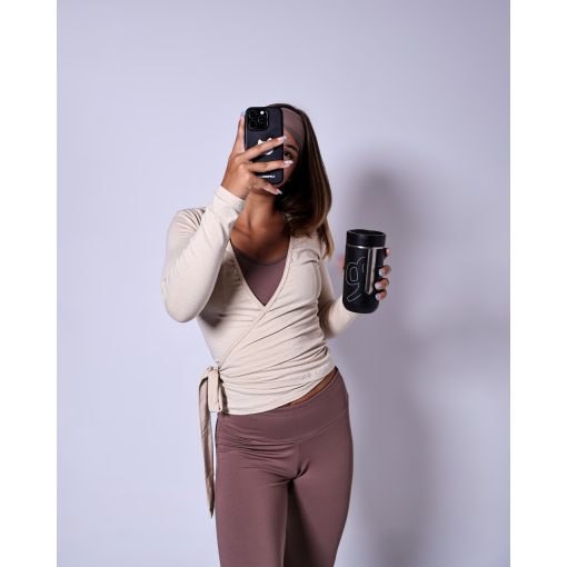 Black Bird Sandstorm Wrap Top