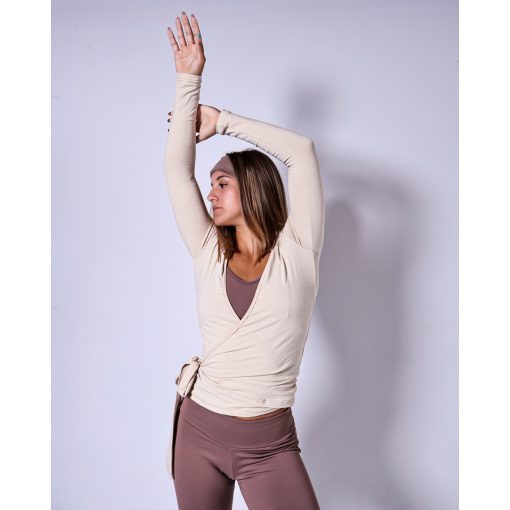 Black Bird Sandstorm Wrap Top
